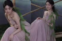 Lọ Lem nhà MC Quyền Linh hóa nàng thơ trong trẻo với tà yếm cách điệu