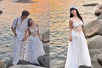 Hot girl FAPtv diện váy xuyên thấu, tình tứ bên bạn trai