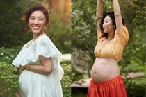 MC Yumi Dương bụng bầu vượt mặt vẫn gợi cảm hút hồn