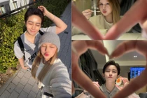 Xoài Non 'tình bể bình' bên Gil Lê giữa mùa thu xứ Hàn