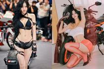 'Nữ Thần đường đua' Hàn Quốc cuốn hút với body chuẩn siêu mẫu