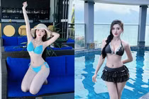 Hot girl xứ Nghệ sở hữu làn da trắng phát sáng, thân hình cực phẩm