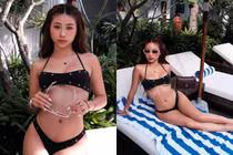 Louis Phạm diện bikini nhỏ xíu, thân hình "cháy" hơn cả thời tiết mùa hè