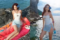 Hot girl gen Z hóa thân nàng tiên cá khoe dáng nuột nà