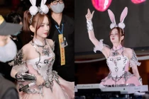 DJ Mie giao diện thỏ ngọc hút hồn người hâm mộ