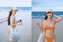Nữ tiếp viên trưởng nổi khắp cõi mạng chào tạm biệt hè với ảnh bikini rực rỡ