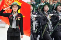 "Nữ du kích miền Nam" vinh dự 3 lần tham gia diễu binh gây sốt mạng