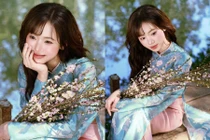 Ngắm ‘nàng thơ du học sinh’ Meichan trong tà áo dài giữa non nước Ninh Bình