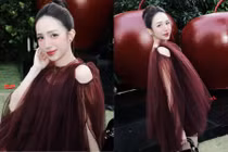 'Lên đồ' sang chảnh, Joyce Phạm khoe dáng 'mẹ bốn con vẫn mòn con mắt'