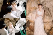 Bộ ảnh cưới 'trong hang' đẹp như mơ của chú rể Việt và cô dâu Nga