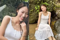 MC Khánh Vy gây sốt với loạt ảnh “nữ thần bên suối”