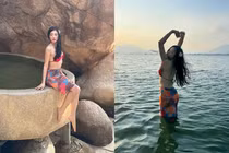 Yaya Trương Nhi tuổi 35 bốc lửa, thời trang đi biển ấn tượng