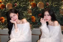 Ngắm trọn visual thần tiên tỉ tỉ của 'hot girl quân sự' trong bộ ảnh Noel