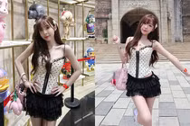 Hot girl "đốn tim" fan với loạt ảnh đi dạo cửa hàng Popmart