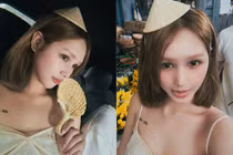 Xoài Non cập nhật hình ảnh mới "mi nhon" sau khi bị soi ngấn mỡ