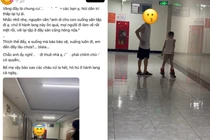 Xôn xao chuyện hàng xóm thản nhiên cho con nô đùa ở chung cư