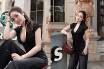 Hot girl Hà thành Lê Phương Anh ‘đốt cháy' mùa đông với loạt ảnh dạo phố