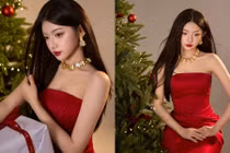 Rũ bỏ hình tượng ngọt ngào, ‘tiên nữ mukbang’ quyến rũ trong bộ ảnh Noel