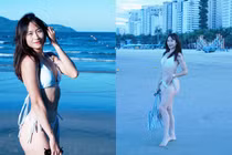 "Hot girl điền kinh" diện bikini khoe cơ bụng săn chắc