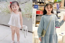 Em bé 'gia đình Cam Cam’ trổ mã xinh xắn thành tiểu mỹ nhân