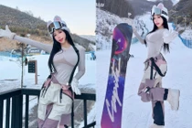 Nữ DJ 18 triệu fan khiến fan xuýt xoa với loạt ảnh trượt tuyết