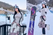 Nữ DJ 18 triệu fan khiến fan xuýt xoa với loạt ảnh trượt tuyết