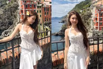 Con gái Út Quyền Linh “xả kho” loạt ảnh thả dáng giữa lòng nước Ý