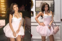 Tiktoker Xuân Ca đốt mắt với thiết kế khoét sâu khoe vòng một gợi cảm