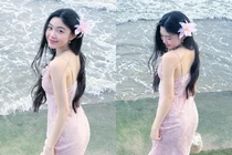 Con gái Quyền Linh diện váy hai dây cuốn hút chào hè