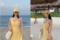 Jun Vũ khoe body tỉ lệ chuẩn với váy cắt xẻ táo bạo