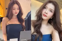 ‘Hot girl ảnh thẻ’ được mệnh danh búp bê ngoài đời thực với ảnh đời thường