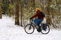 Hình ảnh tuyết rơi đầu mùa ở nước Đức