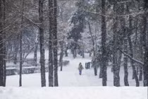 Hình ảnh tuyết rơi trắng xóa ở Trung Quốc