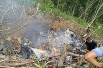 Hiện trường vụ trực thăng rơi khi cứu trợ bão Kalmaegi ở Philippines