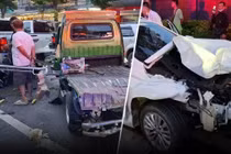 Tai nạn giao thông liên hoàn ở Bangkok, 14 người thương vong