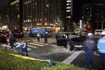 Hiện trường vụ tai nạn giao thông liên hoàn ở Nhật Bản