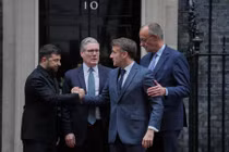 Ông Zelensky hội đàm với lãnh đạo Anh-Pháp-Đức về xung đột Ukraine