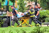 Hiện trường vụ tấn công bom xăng nhiều người bị thương ở Mỹ