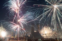 Khoảnh khắc khó quên trong 'đại tiệc' pháo hoa đón năm mới ở Châu Âu