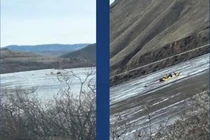 Hiện trường vụ máy bay rơi xuống sông ở Mỹ, hai người thiệt mạng