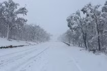 Hình ảnh tuyết rơi dày bất thường ở Australia