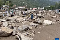 Cảnh tan hoang sau trận lũ quét kinh hoàng ở Pakistan
