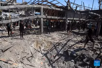 Israel không kích quán cà phê ở Gaza, 34 người thiệt mạng