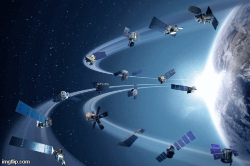  Một nghiên cứu gây tranh cãi trong năm 2024 đã cho rằng các vệ tinh bị phá hủy khi rơi xuống Trái Đất có thể phát tán bụi kim loại, tạo thành một lớp vỏ dẫn điện vô hình làm suy yếu từ trường của hành tinh. Điều này có thể khiến khí quyển Trái Đất bị tước bỏ và gây ra những hậu quả nghiêm trọng. Gif: Img Flip 