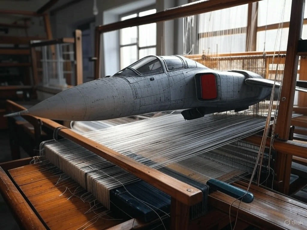 Trung Quốc dùng kỹ thuật dệt 3000 năm nâng cấp tiêm kích tàng hình