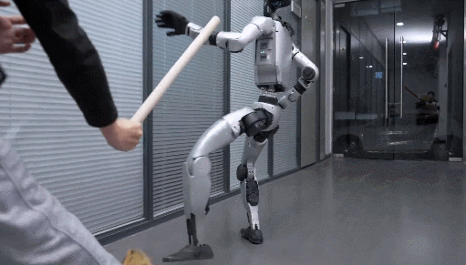 Sau màn "hóa điên" tấn công người, robot TQ múa võ như cao thủ kungfu