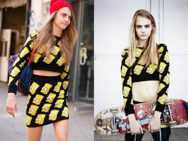 Bắc chước sao cách diện áo croptop len trong ngày lạnh