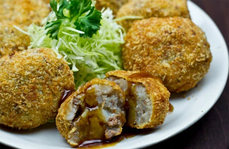 Cách làm khoai tây viên thịt bò giàu dinh dưỡng