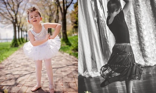 Bà me giúp con trai mặc váy phá vỡ định kiến về giới tính