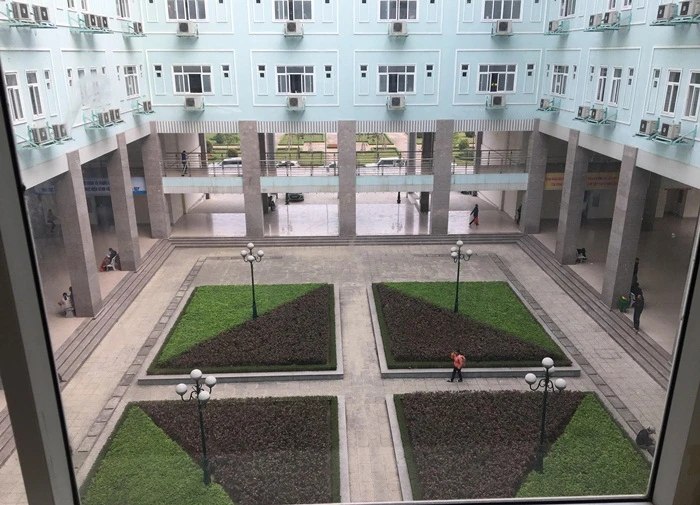 Ấn tượng không gian chữa bệnh xanh mướt tại Bệnh viện K3